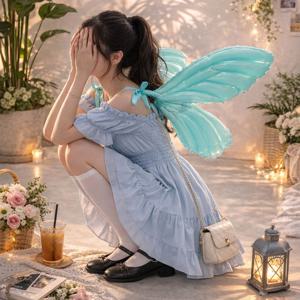 나비 날개 풍선 생일파티 이벤트 촬영 소품 벌룬