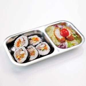 국내생산 스텐 2구 다이어트 식판