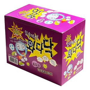 입속에서 빅 와다닥 포도 9g x 20입 1곽 팝핑캔디