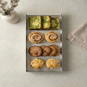 국산 스텐 304 쿠키 트레이 HL 플레이팅 베이커리 카페 디저트 진열대 2size