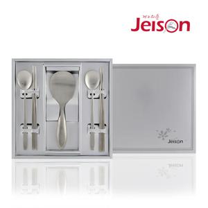 퍼주박 주걱 R형 수저 2인 세트 스텐 주방 수저 주걱 세트