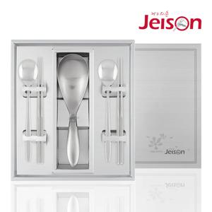 퍼주박 진공 국자 P형 수저 2인 세트 스텐 주방 수저 국자 세트