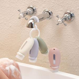 여행용 공병 세트 100ml 실리콘 튜브형 소분 용기 화장품 샴푸 바디워시