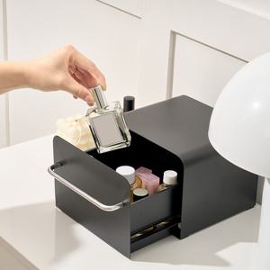 Curated color 26 쪼꼬미 미니 철제 수납장(미드나잇블랙)