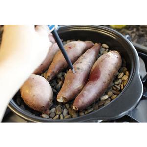 제이미롭스 천연석포함 인덕션 고구마냄비 구이냄비