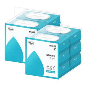 자연수 물티슈 64매 x 6입 x 2팩