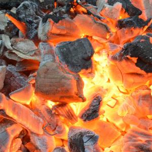 국내산 캠핑용 백탄 참숯 10kg 극소탄 x1개