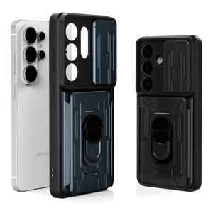 갤럭시 S26 울트라 케이스 메탈 기어링 스탠드 플러스 카드지갑 범퍼 거치대