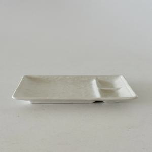 3칸 사각 플레이트(21.5cm/디저트접시,초밥접시,회접시,치즈 건어물 안주접시)