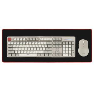 레트로 M 레드 SPRK 104 무선 키보드 저소음 마우스 세트 with 장패드