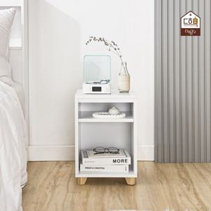헤일리 300 미니 원룸 침대옆 소파옆 2단 소나무 원목다리 협탁