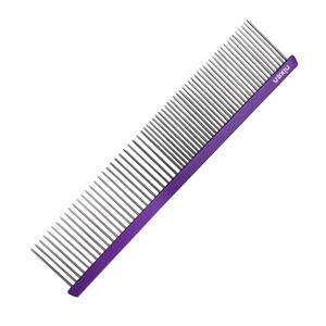 강아지 고양이 브러쉬 저자극 라운드 일자콤빗 NX17S 블루