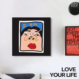 [해외] 뉴런 무소음 탁상시계 레트로 인테리어 소품 거실 오브제 모던 건전지 액자 시계