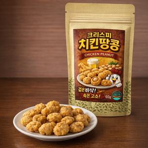 바삭바삭 고소한 크리스피 치킨땅콩