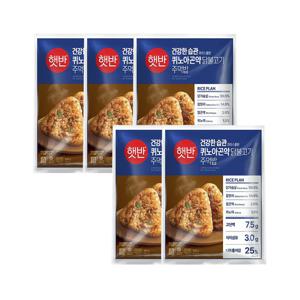 햇반 퀴노아곤약 닭불고기주먹밥 400g x5개