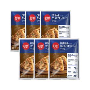 햇반 퀴노아곤약 닭불고기주먹밥 400g x6개