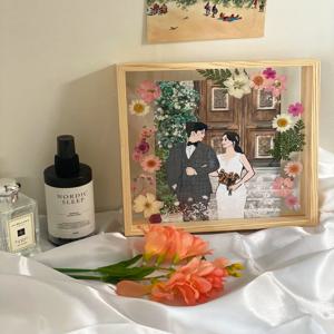 드로잉 액자 압화 드로잉