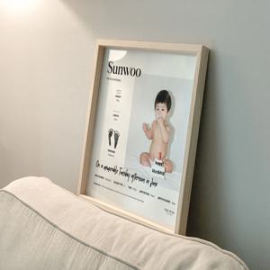 성장액자 돌선물 돌액자 아기액자 열두달액자