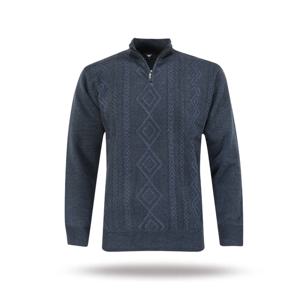 골피아 남성 겨울 베이직 보아털안감 반집업 골프셔츠 GCTW5BF2657