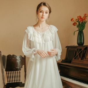 마리 여성 원피스 잠옷 북유럽풍 공주 파자마 홈웨어(셀프웨딩,만삭촬영)