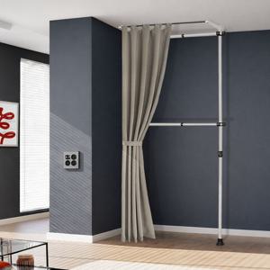 2단 옷걸이 코코아그레이지 암막 커튼 행거 LB2200SSCCG