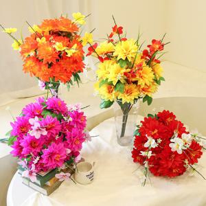 인테리어 성묘 산소 꽃다발 기념일 선물 다알리아데이지 조화세트