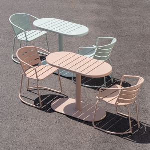 파르 카페 정원 테라스 철제 야외테이블 세트 2인