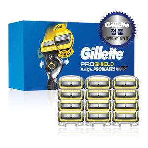 프로쉴드 옐로우 면도날 12입