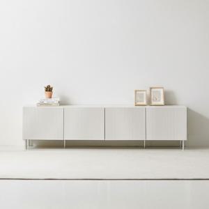 위드 루버 템바보드 거실장 2000 다리형