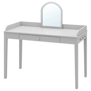 스뮈가 책상+거울 라이트그레이 122x60cm