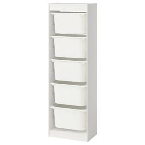 트로파스트 수납장세트 화이트 46x30x146cm