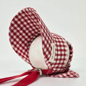 체크 봄 여름 강아지모자 썬캡 3colors