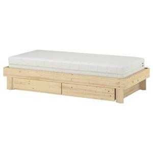 글람베리에트 길이조절수납침대+매트리스2 오피엘 80x200cm (단단함)