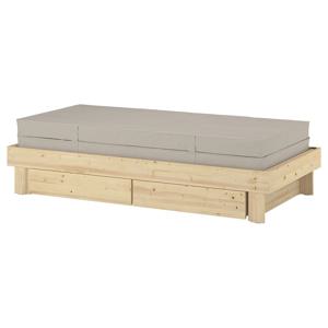 글람베리에트 길이조절수납침대+매트리스2 80x200cm (매우단단함)