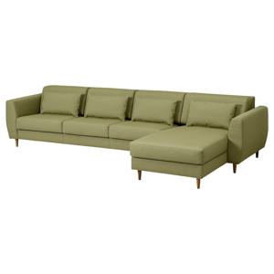 슬라토르프 4인용소파+긴의자 소파 카우치소파 비슬레 옐로그린