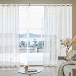 1+1 윈디 라인 시어커튼 220x240 화이트