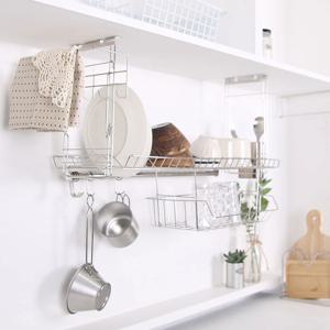 부착식 선반형 올인원 식기건조대