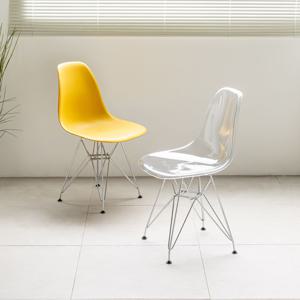 [리퍼] 엠버 에펠체어 미드센츄리 투명 식탁의자 인테리어 디자인