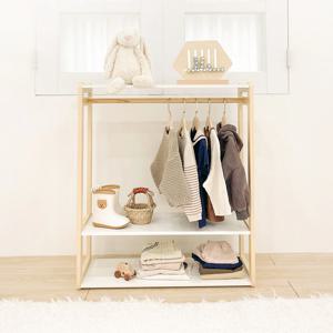 원목 유아 아기 행거 미니 아이방 키즈