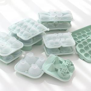 [1+1] 홈카페 하이볼 메이커 실리콘 얼음 트레이 얼음틀 (7type)