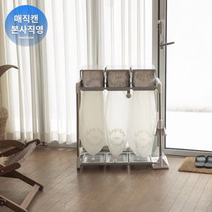 애니블리 재활용 분리수거함(3구) X 애니크러시 압축기 X 비닐3롤 구성 기획 세트