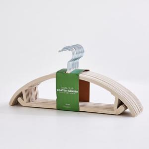 미끄러지지 않는 어깨뿔방지 니트옷걸이 15P세트 베이지