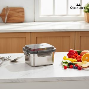퀸센스 모던락 304 스텐 밀폐용기 1호대 0.75L