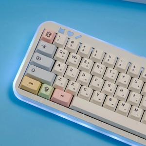 파스텔 분필 키캡 (151key) 체리 프로파일 PBT 기계식 키보드 독거미 한무무