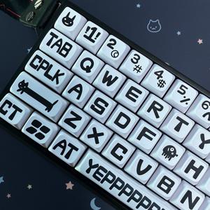 키치 카오스 키캡 (130key) XDA PBT 기계식 키보드 독거미 한무무