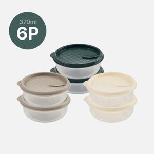 하모니 냉동용기 원형 370ml (6P)