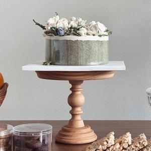 우드 케익 스탠드 트레이