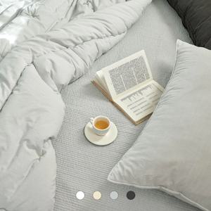 포근 오가닉 유기농 코튼100 고밀도 60수 옥수수솜 사계절 차렵이불 4컬러 SS/Q&K