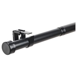 베크레프타 커튼봉 세트 28mm 블랙 120-210cm