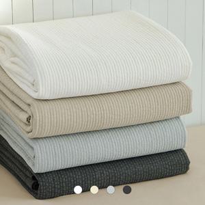 포근 오가닉 유기농 피그먼트 60수 고밀도면 줄누빔 패드겸이불 SS/Q/K&LK 4컬러